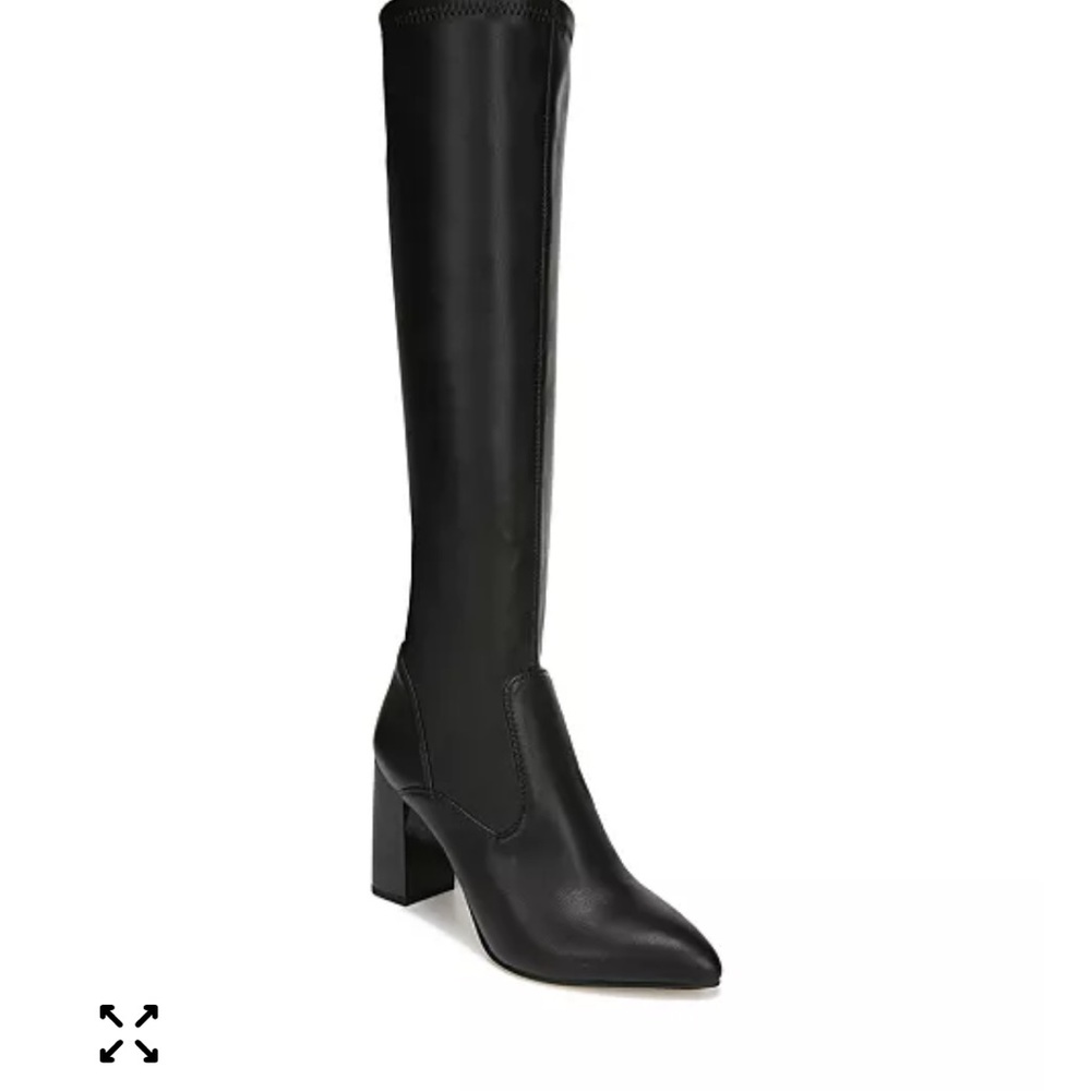 Franco Sarto Black Heeled Boots